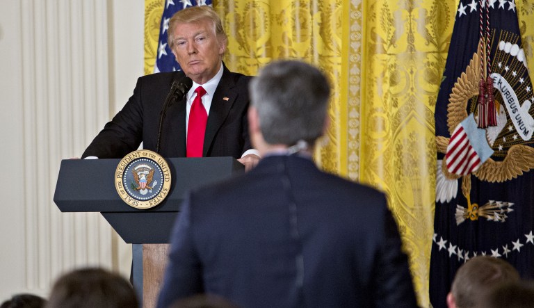 President Trump first tweeted the phrase 