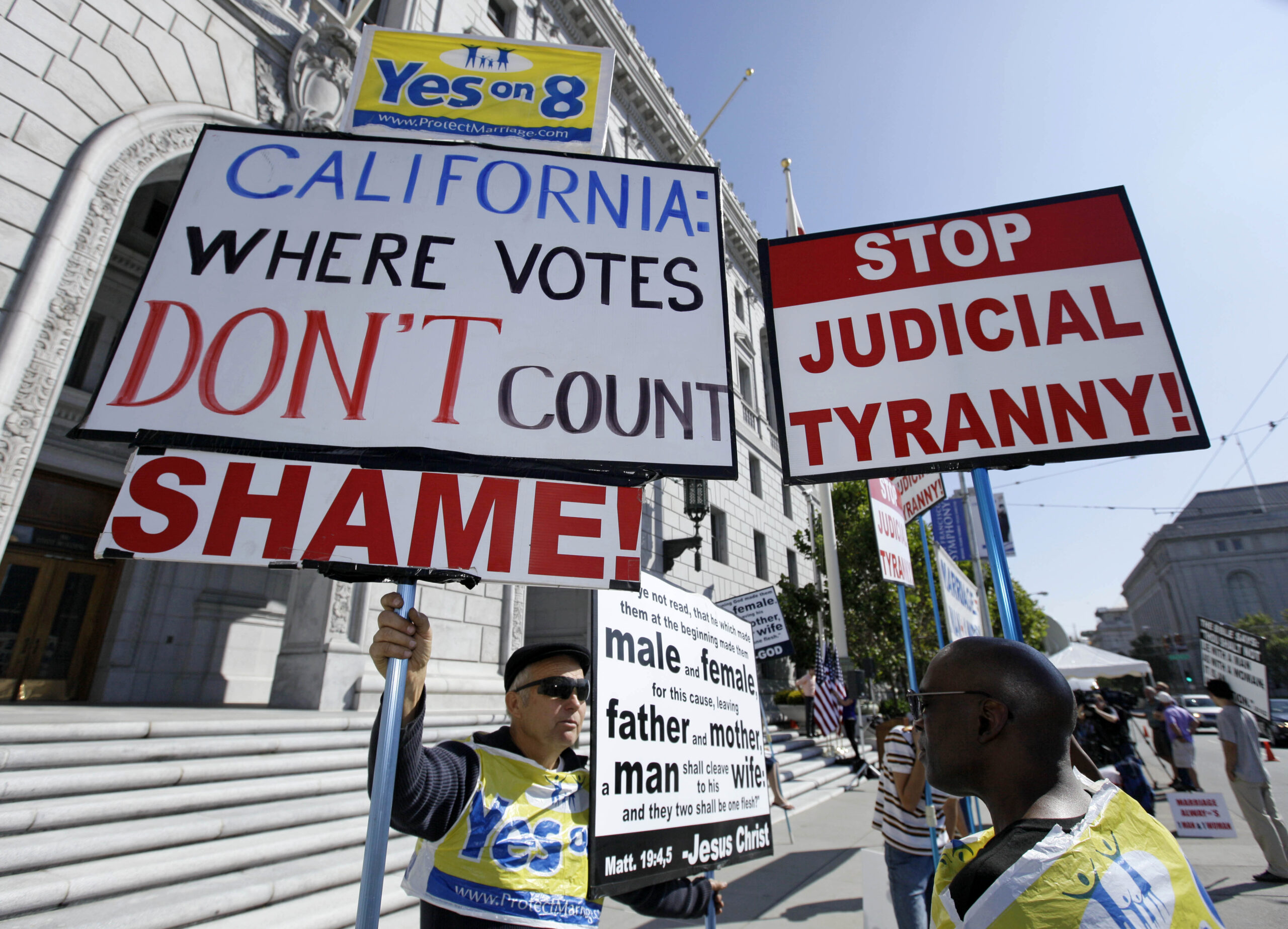 Hope and fear in gay marriage cases at high court