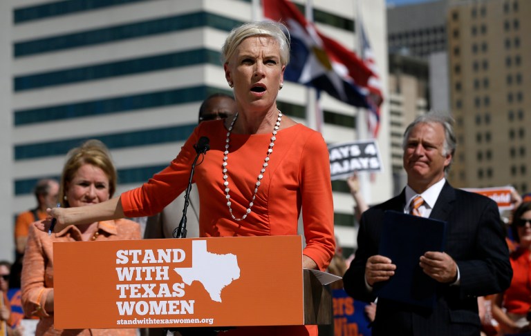 Planned Parenthood has asked a federal judge to block Texas from cutting its Medicaid funding. Above, Cecile Richards, president of Planned Parenthood. (AP Photo/Tony Gutierrez)