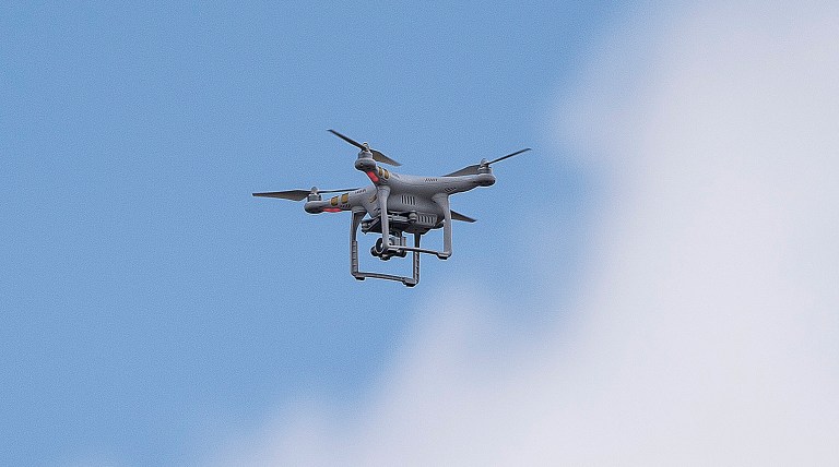 The Secret Service announced it plans to use a small tethered unmanned aircraft system during the president's visit to the Trump National Golf Club in Bedminster, where he is expected to stay for an extended period of time in August. (AP Photo/Mike Stewart)