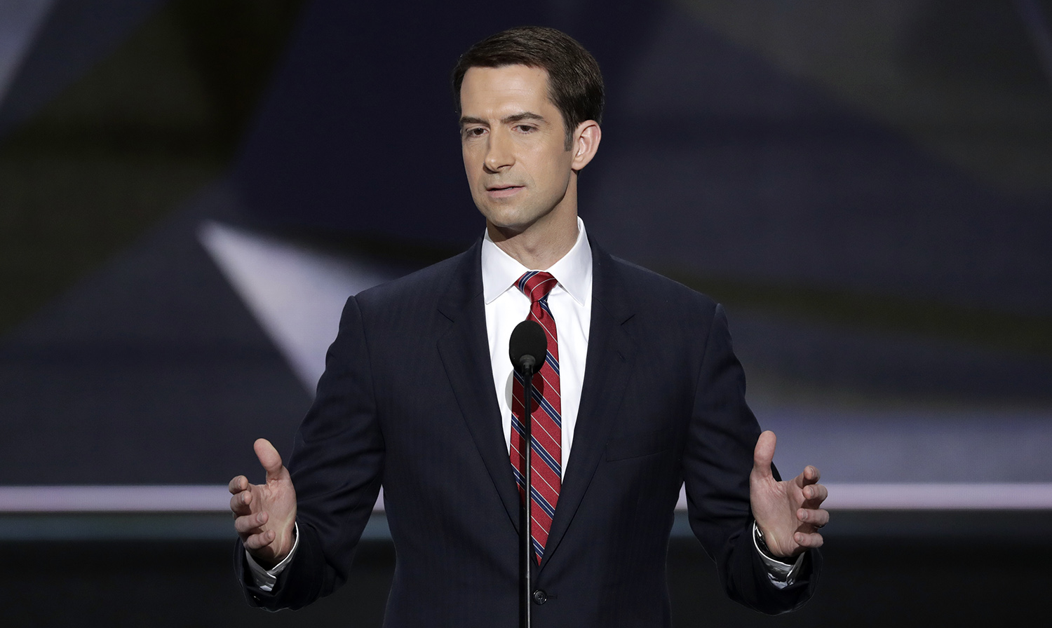 Cotton urges Trump to hike defense spending