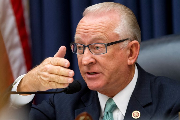 FILE - In this Sept. 10, 2013, file photo, House Armed Services Committee Chairman Rep. Howard McKeon, R-Calif. asks a question on Capitol Hill in Washington, during the committee's hearing on the proposed authorization to use military force in Syria. Warnings from defense officials and some experts are mounting and becoming more dire: The nation's military is being hobbled by federal budget cuts. 