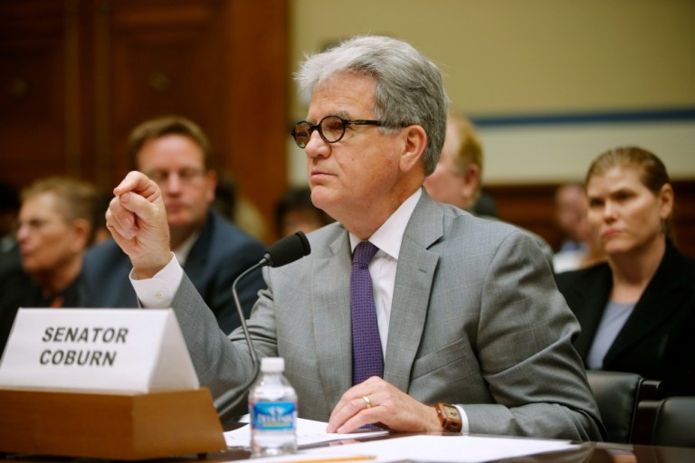 —œI am not in that race and won’t be,—£ Tom Coburn said in a statement to the Daily Caller. (AP Photo)