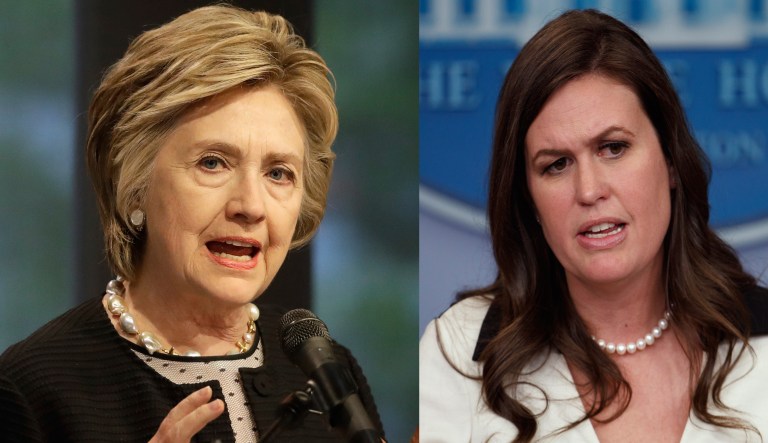 Clinton lamented the information that is coming out of the White House and said she hopes as Trump's presidency continues, the administration will begin debating issues 