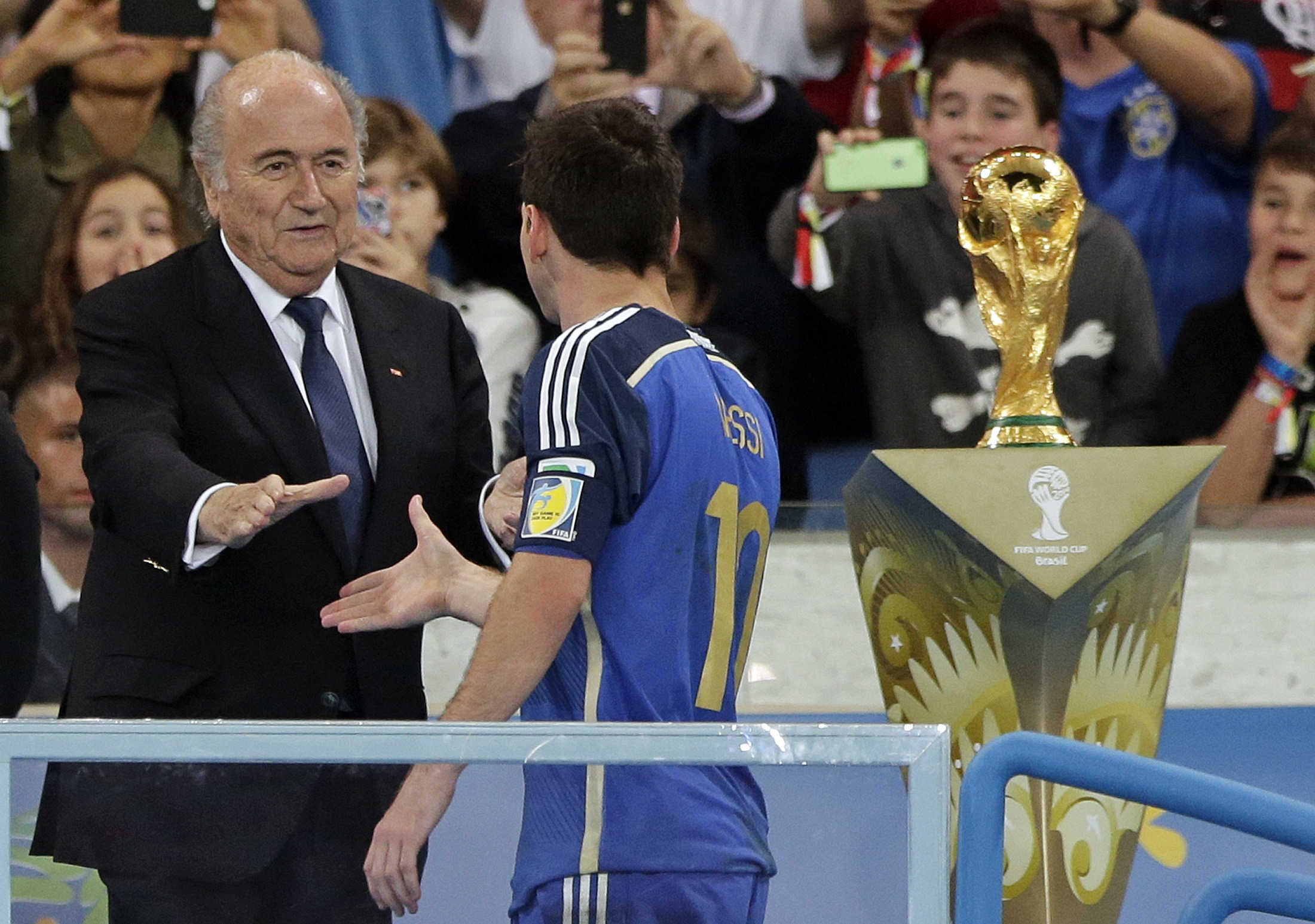 Blatter awards Brazil 9.25 mark for special WCup