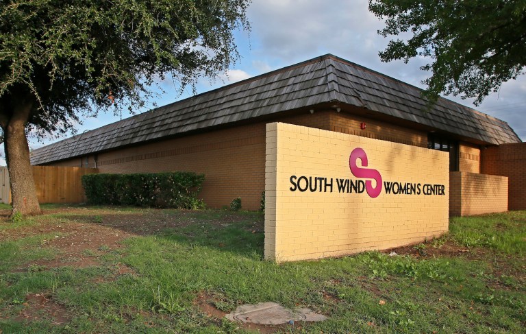 Several anti-abortion religious nonprofits sued last year to prevent the law from taking effect. (AP Photo/Sue Ogrocki)