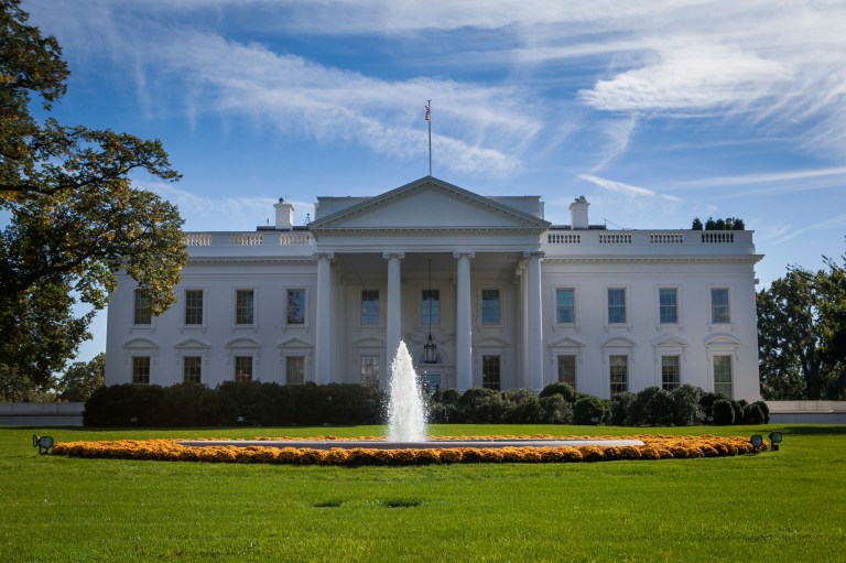 President Obama and first lady Michelle Obama on Tuesday surprised visitors as tours to the White House resumed. (Graeme Jennings/Washington Examiner)