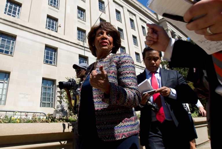 Rep. Maxine Waters D-Calif., not only repeated the unverified charges, but she also claimed they were definitely true. ( AP Photo/Jose Luis Magana)