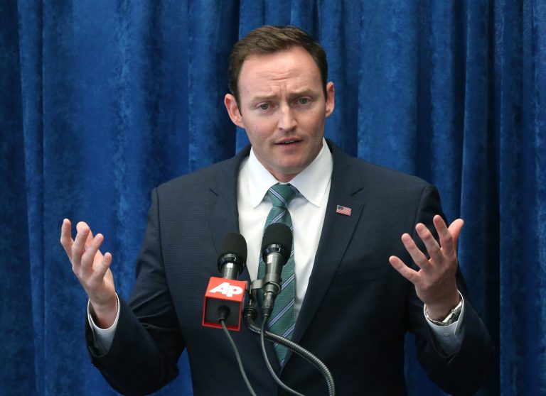 Tiernan Sittenfeld, senior vice president of government affairs for the League of Conservation Voters Action Fund, said Patrick Murphy is the Democrat with the best chance of taking down Marco Rubio. (AP Photo)