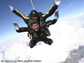 George H.W. Bush still cheering troops