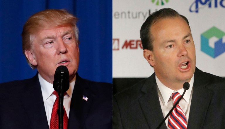 Lee has indicated that he would be inclined to support the bill if it included a provision that he helped write with Sen. Ted Cruz, R-Texas. (AP Photo/Alex Brandon)