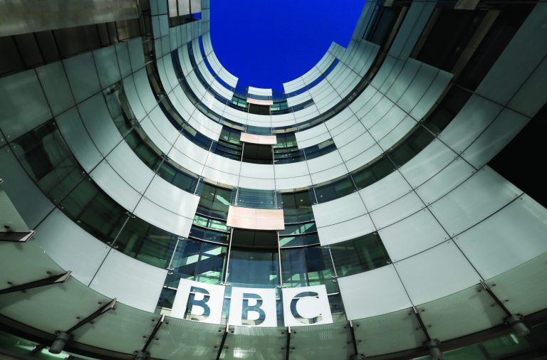 A general view of the BBC headquarters in London, Sunday, Nov, 11, 2012. The head of the BBC's governing body said Sunday the broadcaster needs a radical overhaul following the resignation of its chief executive in wake of a scandal over a botched report on child sex-abuse allegations. Chris Patten vowed to restore confidence and trust in the BBC, which is reeling from the resignation of George Entwistle and the scandals prompting his ouster. Entwistle resigned Saturday night amid a storm of controversy after a news program wrongly implicated a British politician in a child sex-abuse scandal, deepening a crisis sparked by revelations it decided not to air similar allegations against one of its own stars.(AP Photo/Alastair Grant)