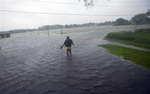 Virginia starts to feel Irene