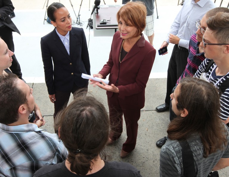 Bergen Record: Buono and Christie turn focus to education