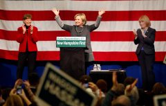 Hillary Clinton returns to New Hampshire for Shaheen, Hassan