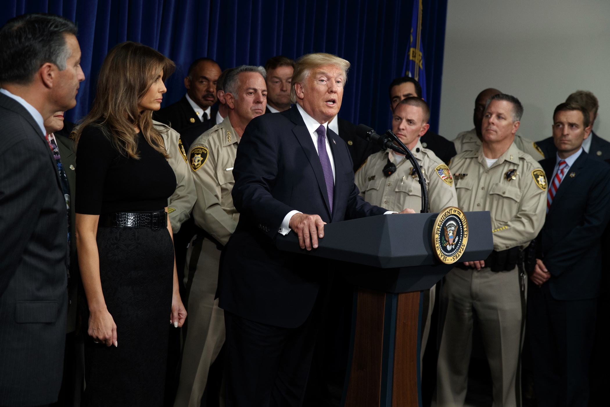 Trump on Las Vegas shooting: ‘When the worst of humanity strikes, the best of humanity responds’