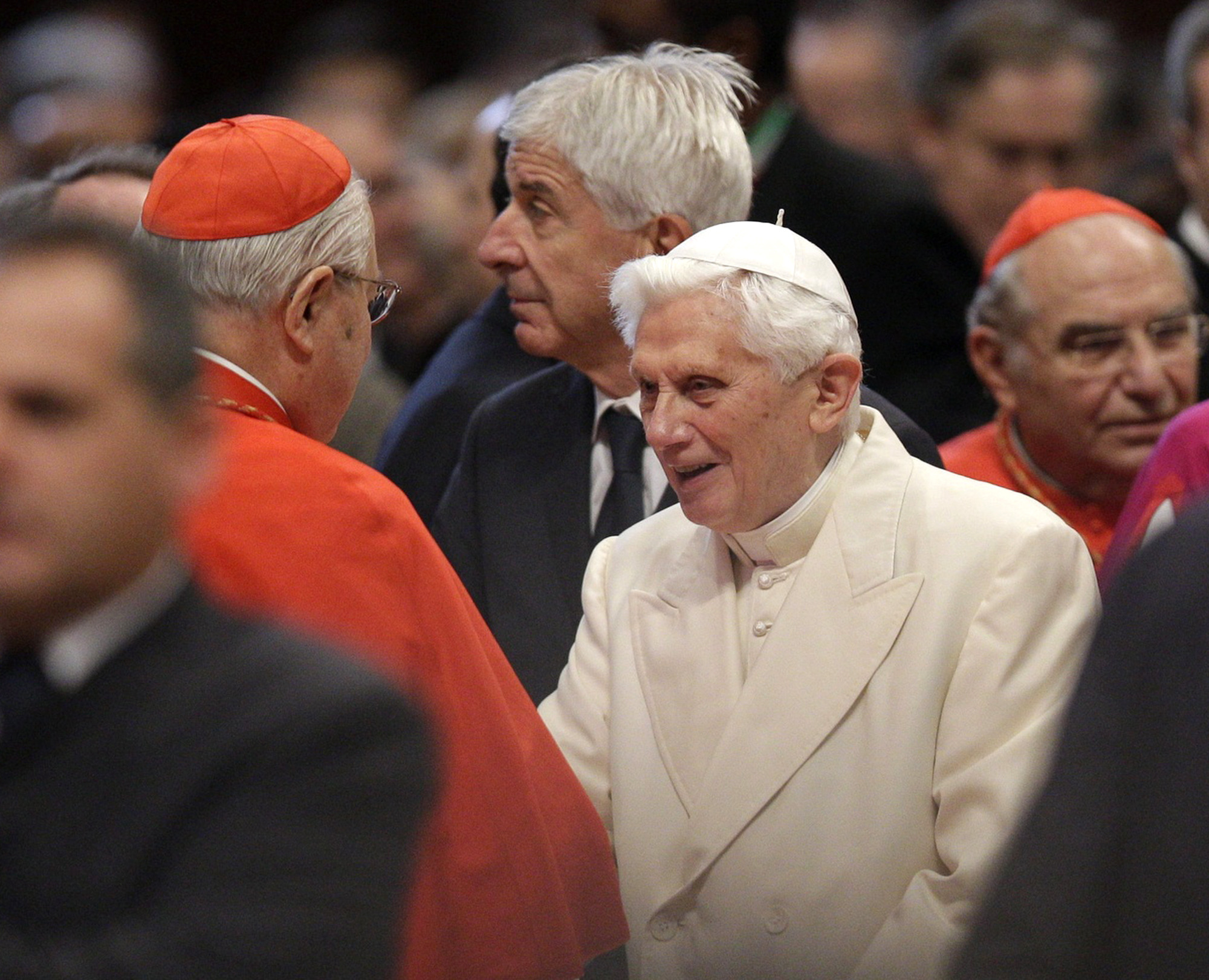 Benedict denies he was pressured to resign