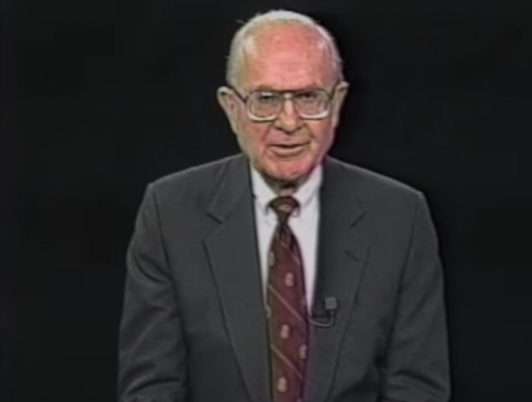 Reed E. Larson was a major figure in labor politics and conservative activism, having led a three-decade fight to prevent workers who don't want to be union members from being forced into one. (Screenshot)