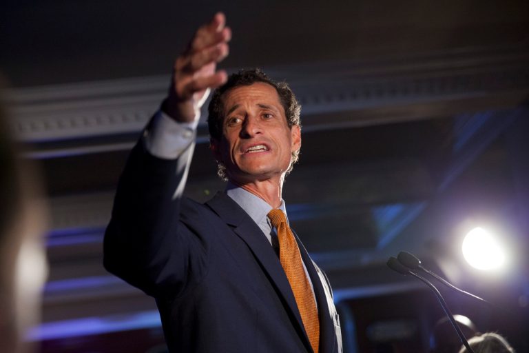 Huma Abedin's hubby caught in yet another sexually suggestive exchange with a stranger. (AP Photo/Jin Lee, File)