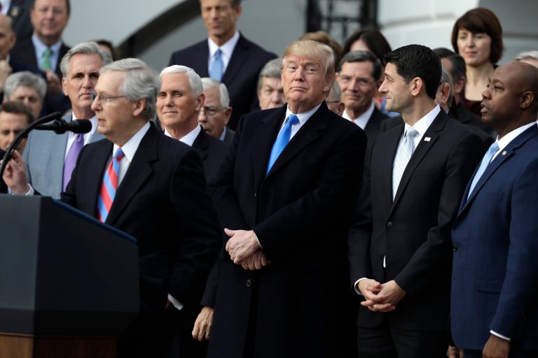 Fiscal conservatives are one of many political groups who have had a difficult relationship with President Trump. (AP Photo/Evan Vucci)