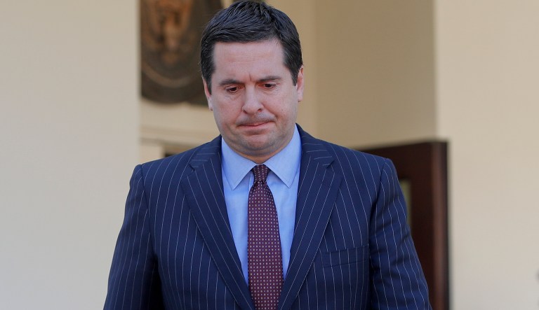 Nunes gave duties for the probe into Russian interference in the 2016 election to Rep. Mike Conaway, R-Texas, after allegations that he disclosed classified information. (AP Photo/Pablo Martinez Monsivais)