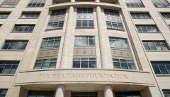 A gift to the defense industry? Heritage Foundation considers war hawk as next president