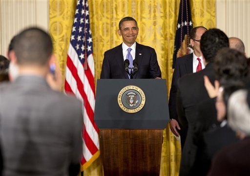 Republicans should refuse to confirm any NLRB nominees regardless of their party affiliation until Obama stops abusing the recess appointment process and agrees to reforms designed to restore the NLRB's credibility. (AP Photo/Jacquelyn Martin)