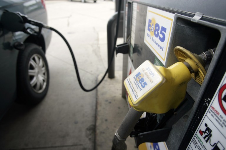 The Environmental Protection Agency, which administers the program, is legally required to mandate that certain amounts of biofuel be added to gasoline, rather than requiring a certain percentage of the nation's fuel be biofuel. (Jeffrey Sauger/Bloomberg News, File)
