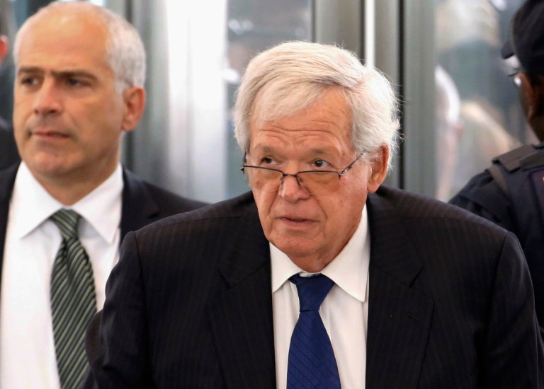 In court Wednesday in Chicago, Hastert said he had 