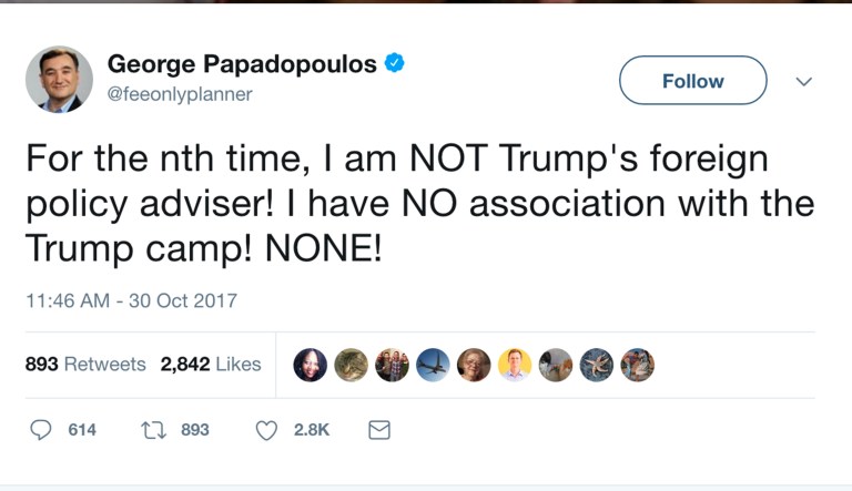 This Papadopoulos is a Wall Street Journal expert panelist and is a certified financial planner. (Twitter)