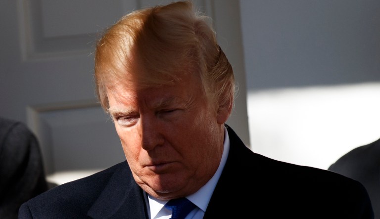 The poll from Gallup puts President Trump's average approval rating during the first year of his presidency at 38.4 percent. (AP Photo/Evan Vucci)