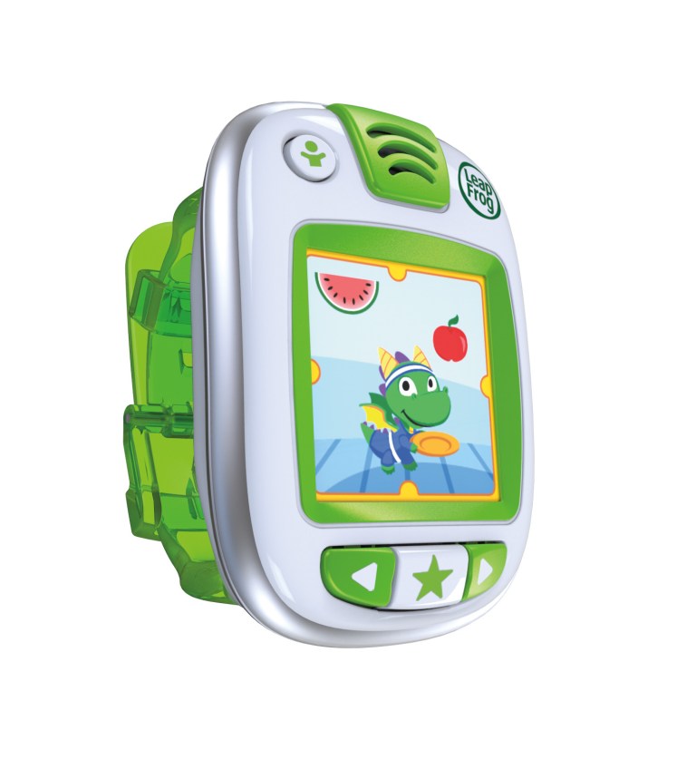 This product image provided by LeapFrog shows the LeapBand. (AP Photo/LeapFrog)
