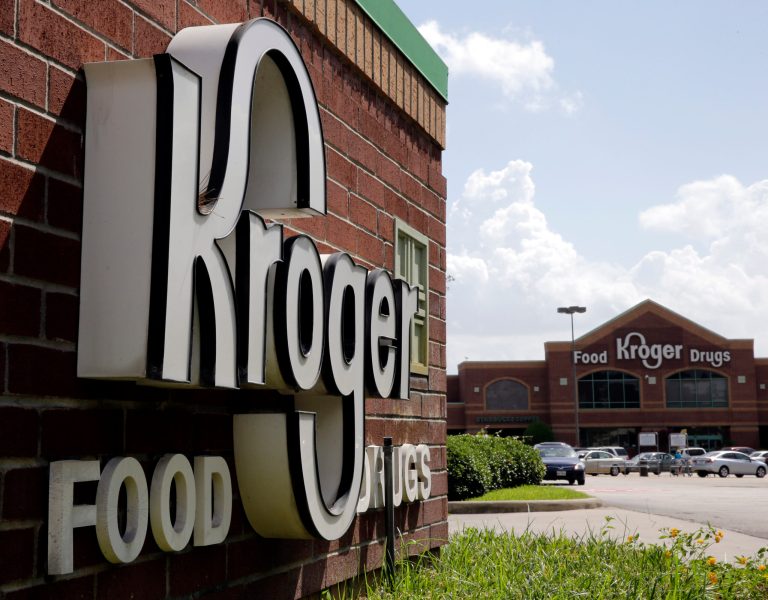 A Kroger store is shown Tuesday, June 17, 2014, in Houston. (AP Photo/David J. Phillip)