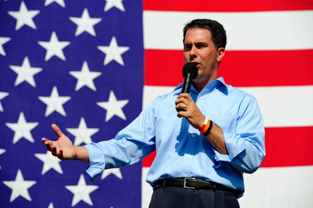 Scott Walker calls for positive GOP message