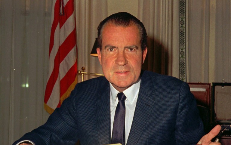 Richard Nixon never stonewalled. When he disagreed with a special prosecutor's request, he legally went through the U.S. court system. (AP Photo/File)