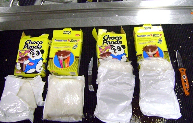 Cocaine-filled chocolate drinks (Courtesy of CBP)