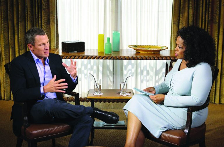 George Burns/Oprah Winfrey Network via Getty Images
Lance Armstrong admitted in an interview with Oprah Winfrey that he used performance-enhancing drugs.