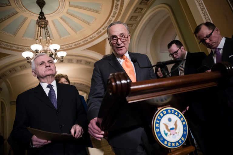 If Senate Democrats think that protecting illegal immigrants who were brought in as children is a noble enough policy goal over which to shut down the government, why pretend they're up to anything else? (AP Photo/J. Scott Applewhite)