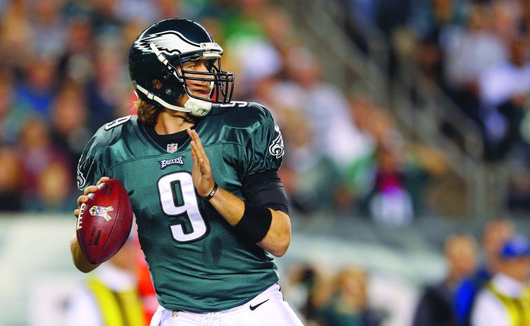 Rich Schultz /Getty Images
Eagles quarterback Nick Foles completed 22 of 32 passes on Sunday against the Cowboys.