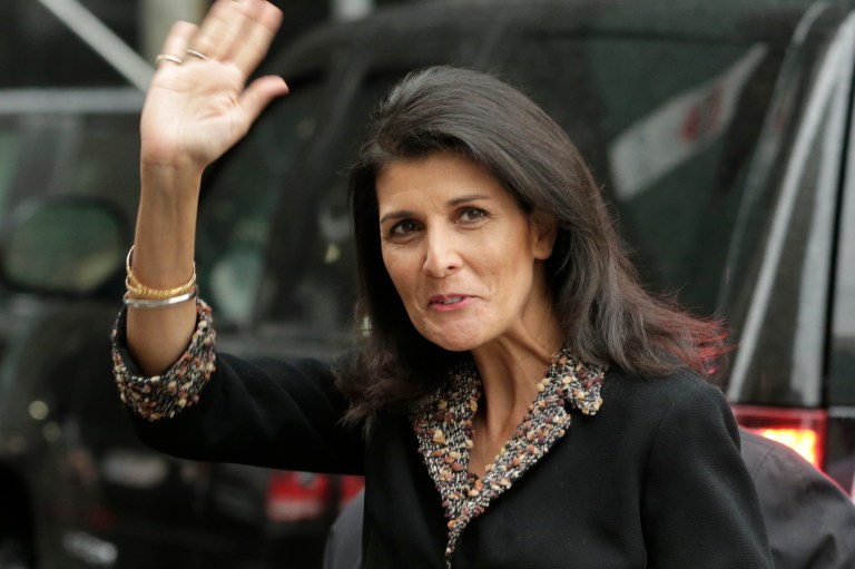 Nikki Haley, President Trump's new U.S. ambassador to the United Nations, said Friday she's "taking names" of countries "that don't have our back."