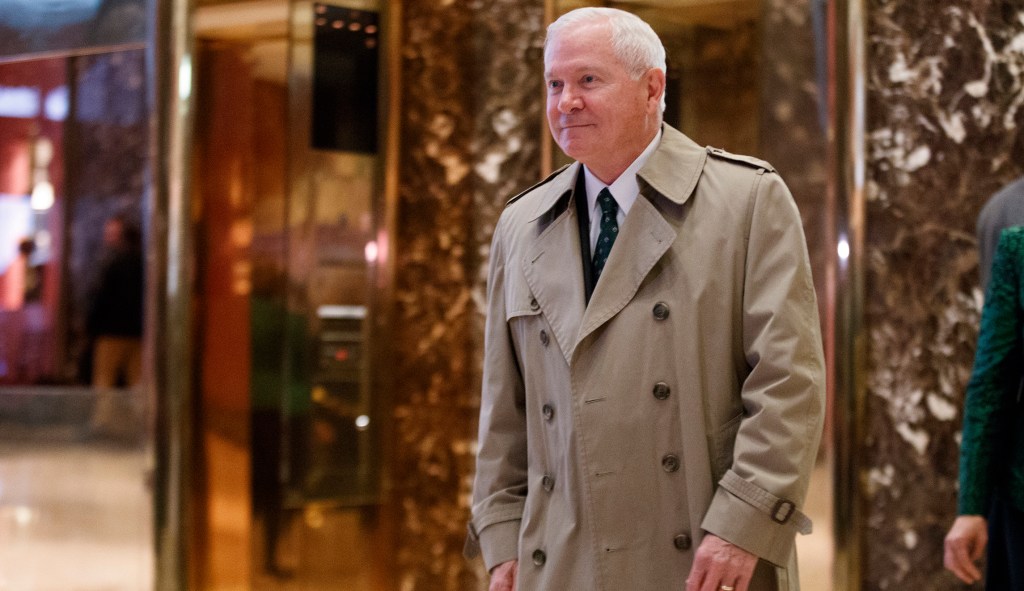 Robert Gates laughs off the idea of the ‘deep state’
