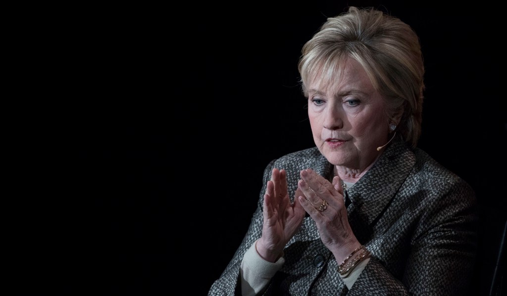 Hillary Clinton imagines an alternate universe in which she is president