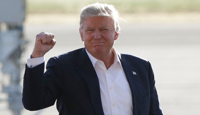 Both the 9th Circuit Court of Appeals and Hawaii's lawyers referred to Trump's June tweets about the travel ban on Monday. (AP Photo/Jae C. Hong)