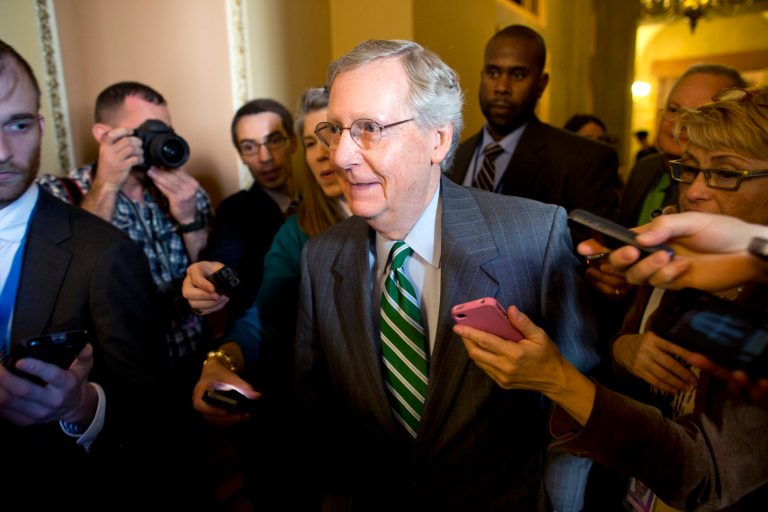 Senate Majority Leader Harry Reid, D-Nev., proposed delaying the fee in recent budget talks with Senate Republican leader Mitch McConnell of Kentucky. (AP/ Evan Vucci)