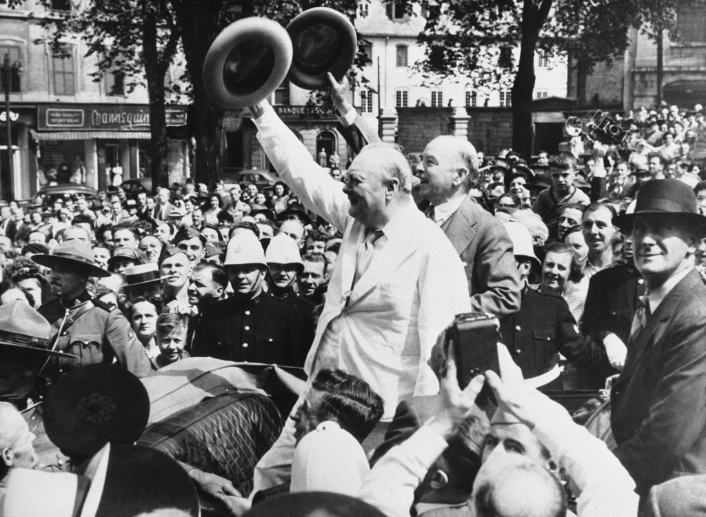 Benjamin Netanyahu echoes Winston Churchill