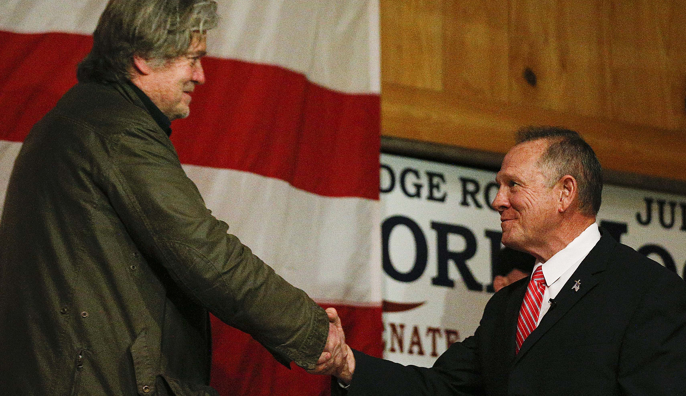So long, Roy Moore. Take Steve Bannon with you.