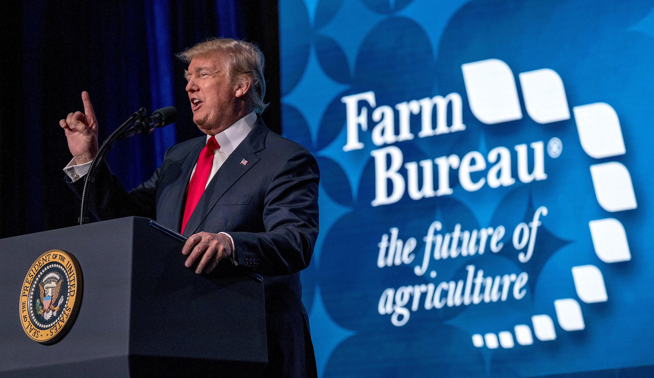 Trump touts tax bill’s benefits to farmers: ‘Are you happy that you voted for me?’
