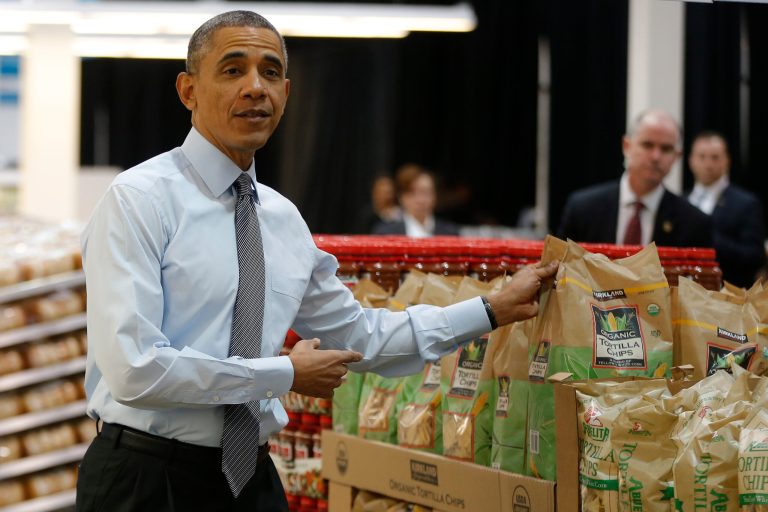 The middle class Ã¢â¬Åhas been taking it on the chin since before the recession,Ã¢â¬Ã¯Â¿Â½ said Obama at a suburban Lanham, Md. Costco store and called for lawmakers to raise the minimum wage. (AP Photo)