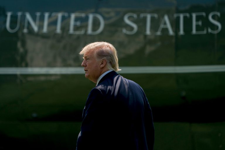 Congressional Republicans are bracing for another round of name-calling and criticism from President Trump before returning to Washington next month, fearing his outbursts will complicate their legislative agenda as such behavior becomes a defining feature of his presidency. (AP Photo/Andrew Harnik)