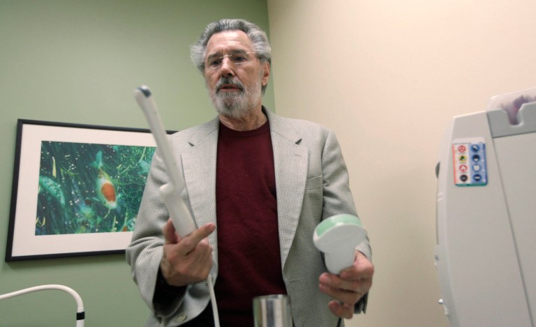 Students claim they were supposed to do almost weekly in order to participate in the class: Disrobe, wrap themselves in a towel, lie on a sonography station and allow fellow students to probe their vaginas with a lubricated transvaginal ultrasound wand, like the one pictured above. (AP Photo/LM Otero)